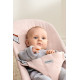 Шезлонг BabyBjorn Bliss Woven melange 0060.28 light pink