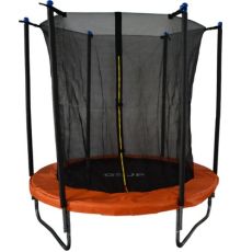 Батут GoUP Elite 6FT с сеткой, оранжевый