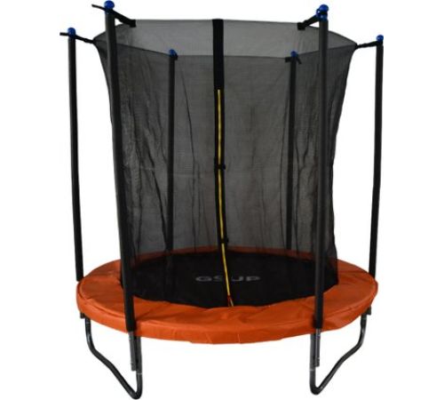Батут GoUP Elite 6FT с сеткой, оранжевый
