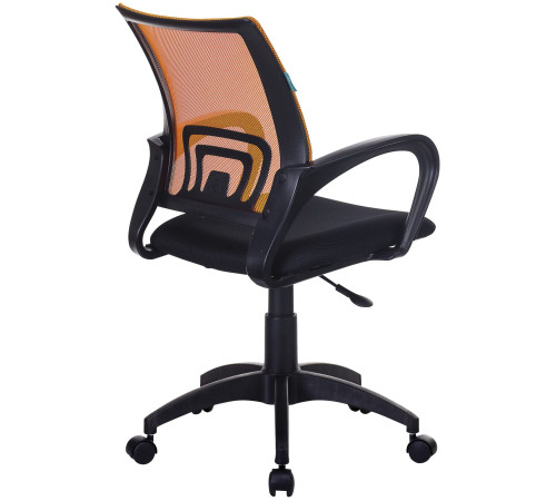 Кресло Бюрократ CH-695NLT черный/оранжевый