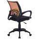 Кресло Бюрократ CH-695NLT черный/оранжевый