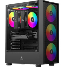 Корпус XASTRA A301 4FRGB черный