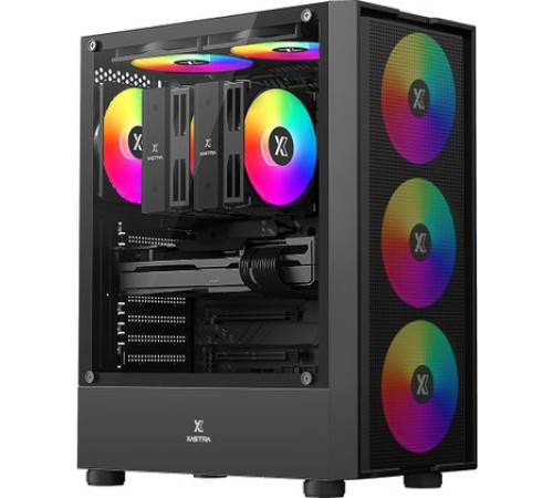 Корпус XASTRA A301 4FRGB черный