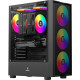 Корпус XASTRA A301 4FRGB черный