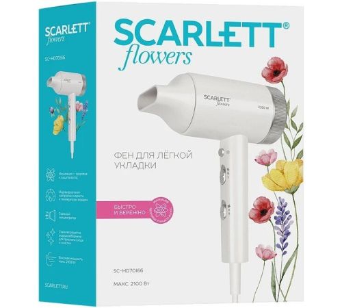 Фен Scarlett SC-HD70I66 Flowers