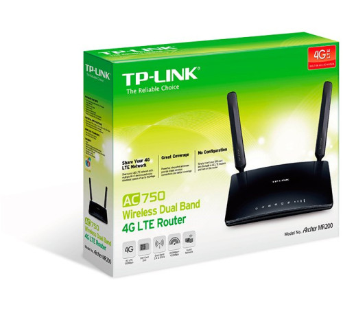 4G Wi-Fi роутер TP-Link Archer MR200