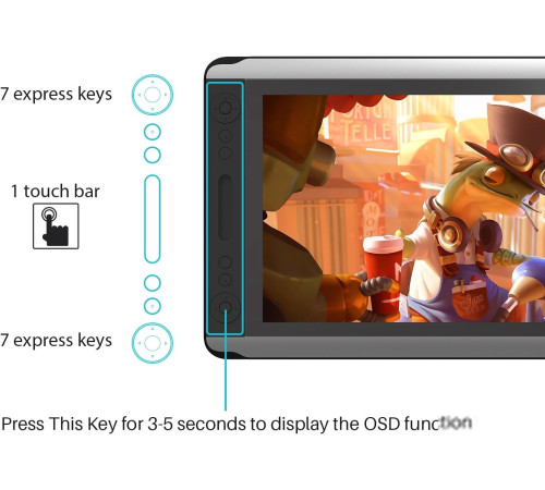 Графический монитор Huion Kamvas 16