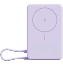 Внешний аккумулятор Xiaomi Magnetic Power Bank with Built-in Stand WPB1007Z 10000mAh сиреневый, международная версия