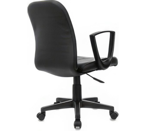 Кресло Бюрократ CH-327 черный экокожа