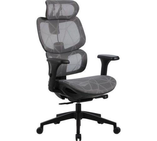 Офисное кресло CACTUS CS-MC555-GY черный/серый