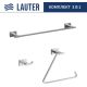 Набор аксессуаров для ванной Lauter 21TS1019 + 21TS1017 + 21TS1015 Chrome, 3 предмета