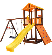 Игровой комплекс Perfetto Sport Pitigliano-5 + качели Паутина