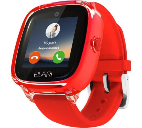 Детские умные часы Elari KidPhone Fresh 4G красный