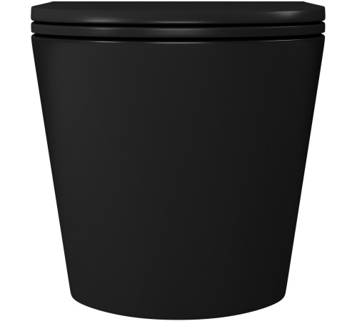 Унитаз подвесной D&K Venice DT1026025 черный, сиденье микролифт