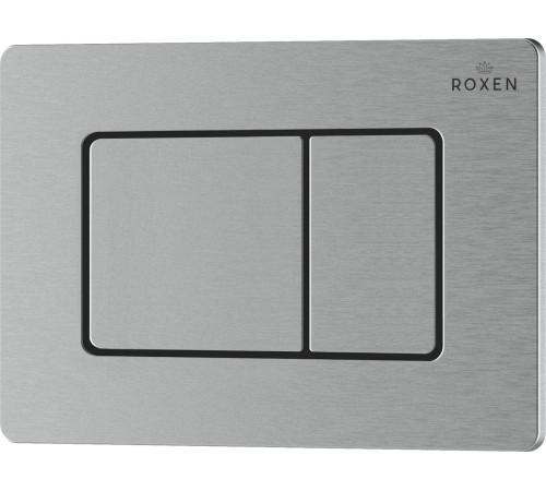 Унитаз подвесной Roxen Royal Matt в комплекте с инсталляцией StounFix Dual Fresh 6 в 1 968301 кнопка: сатин