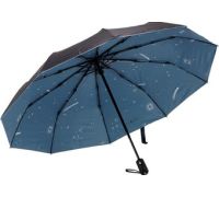 Зонт Rain Berry 734-23335.1 черный/голубой