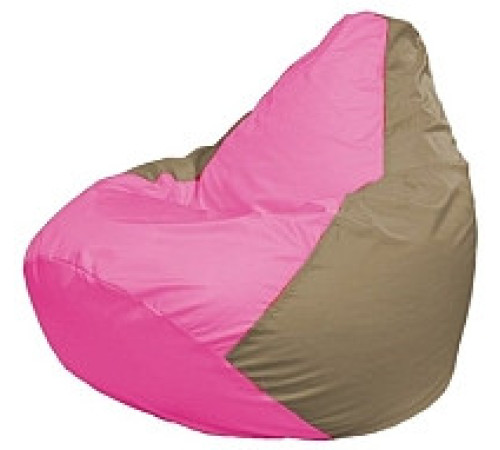 Кресло-мешок Flagman Груша Мини L Г0.1-193 розовый/темно-бежевый