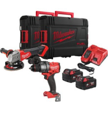 Milwaukee M18 FPP2E3-502X 4933492516 шуруповерт, болгарка, 2 АКБ, кейс