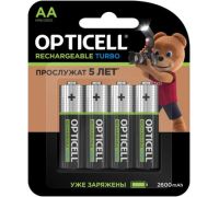 Аккумулятор Opticell Turbo Rechargeable AA 4 шт