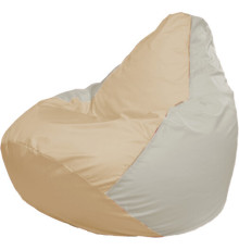 Кресло-мешок Flagman Груша Макси Г2.1-152 белый/бежевый