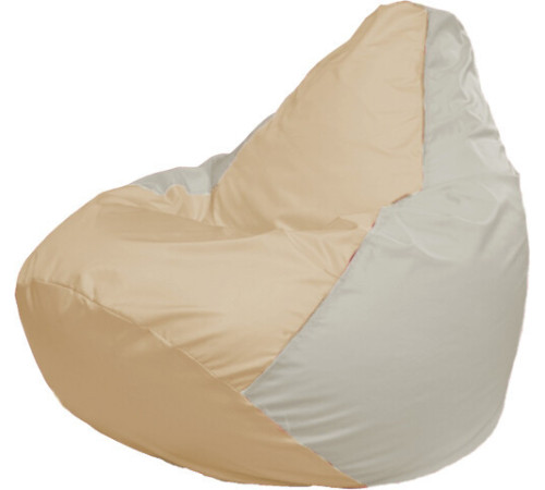 Кресло-мешок Flagman Груша Макси Г2.1-152 белый/бежевый