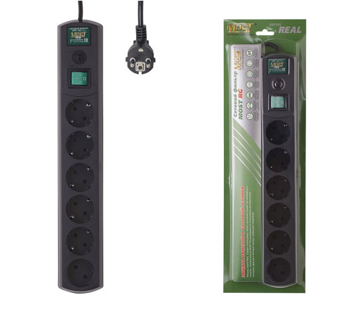 Сетевой фильтр Most RG 10 м черный