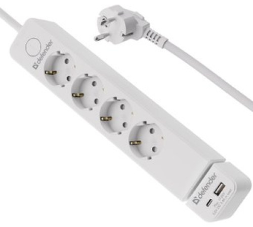 Сетевой фильтр Defender ILS 431 1.8 м