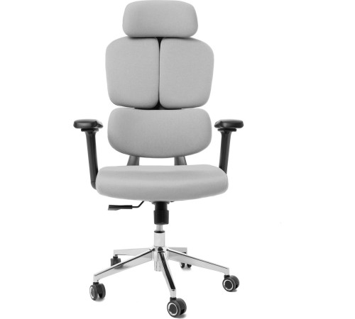 Игровое геймерское кресло Jiqiao R6001-ЧС черный/серый