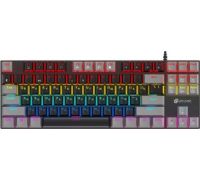 Клавиатура Оклик K600X черный/серый