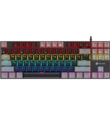 Клавиатура Оклик K600X черный/серый