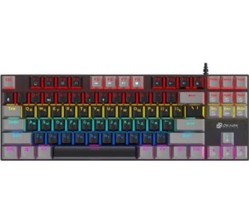Клавиатура Оклик K600X черный/серый