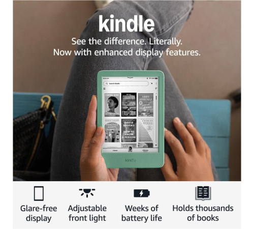Электронная книга Amazon Kindle 2024 16GB Ad-supported newest model, матча