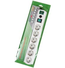 Сетевой фильтр Most RG-6 10м, 6 розеток, белый