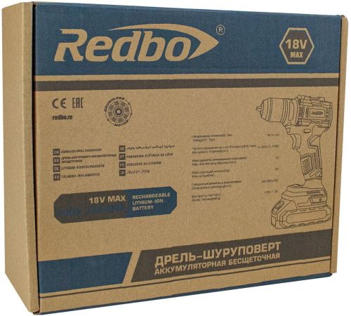 Дрель-шуруповерт Redbo OAD-18UNBL с 1-им АКБ