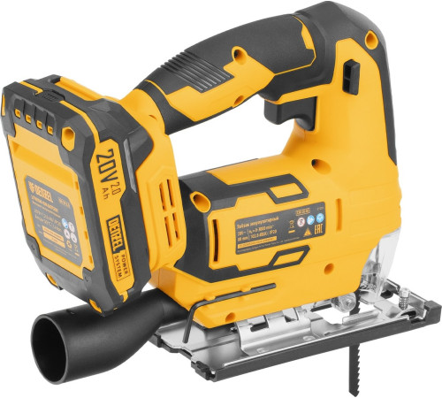 Электролобзик Denzel CJH-20-80 с 1-им АКБ