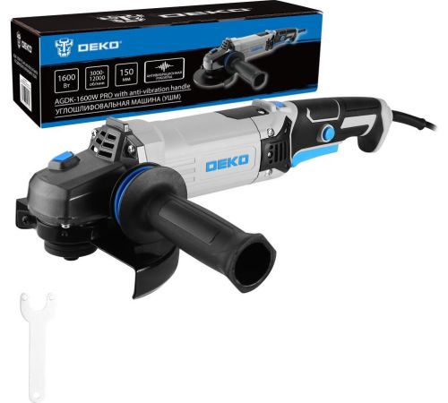Угловая шлифмашина Deko AGDK-1600W PRO 084-1081