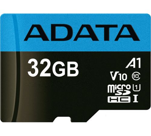 Карта памяти A-Data Premier AUSDH32GUICL10A1-RA1 microSDHC 32GB с адаптером