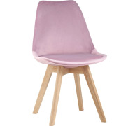 Стул Stool Group Frankfurt велюр розовый