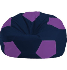 Кресло-мешок Flagman Мяч Стандарт М1.1-40 темно-синий/сиреневый