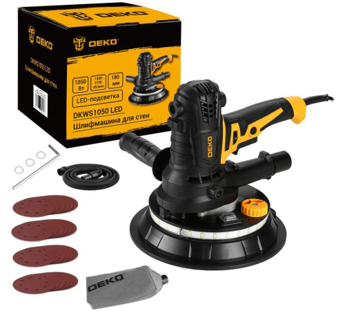Эксцентриковая шлифмашина Deko DKWS1050 LED 083-1036