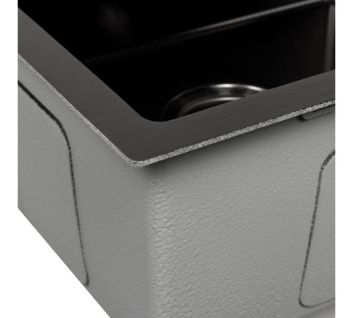 Кухонная мойка ARFEKA Eco AR PVD Nano Decor 70x50 черный