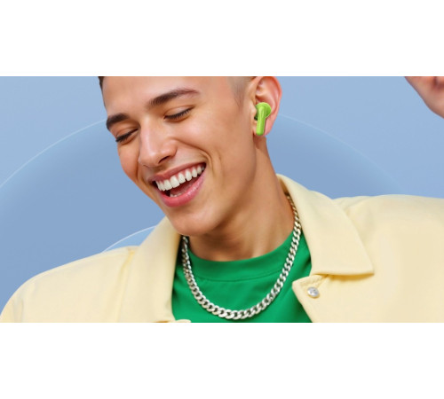 Наушники Realme Buds T200 зеленый