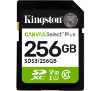 Карта памяти Kingston Canvas Select Plus SDXC 256GB SDS3/256GB
