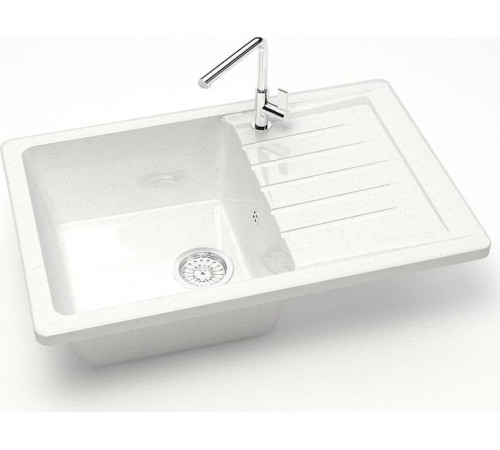 Кухонная мойка MARRBAXX Карельский камень модель 16/G31 белый