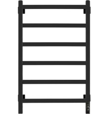 Полотенцесушитель Granula Квадро 50x80 терморегулятор, черный матовый