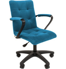 Офисное кресло CHAIRMAN 030 ткань, T-75 бирюзовый/пластик