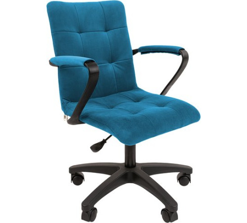Офисное кресло CHAIRMAN 030 ткань, T-75 бирюзовый/пластик