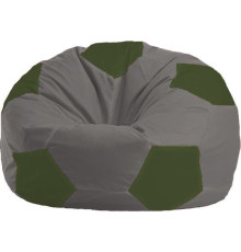 Кресло-мешок Flagman Мяч Стандарт М1.1-350 серый/темно-оликовый