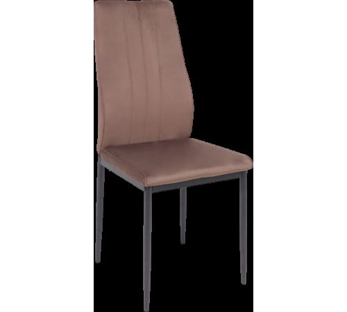 Стул AksHome Oreo коричневый велюр HLR-49/черный