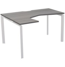 Стол Программа Техно Аргентум-МП НТМП.П-040 левый лиственница/белый